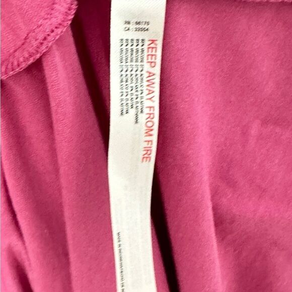 Anthropologie Daily Practice Pink Ruched Midi Dress | Size L - Picture 8 of 10